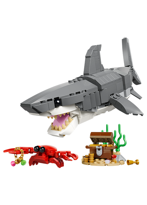LEGO Set - Fierce Shark with a Treasure Chest