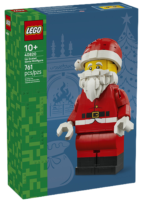 LEGO Set - Up-Scaled Santa Minifigure