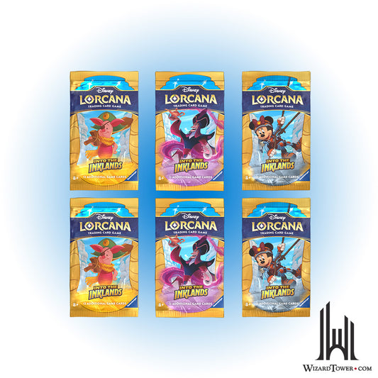 Disney Lorcana Collection of 6 Booster Packs