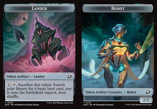 Lander (0006) // Robot (0010) Double-Sided Token