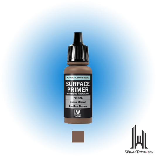 Vallejo Surface Primer Leather Brown 626 - 17ml