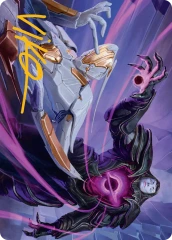 Lightless Evangel (15/54) Art Card - Gold-Stamped Signature