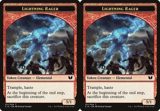 Lightning Rager (011) Double-Sided Token