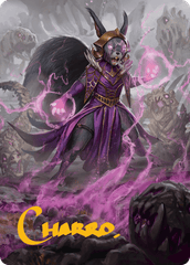 Liliana of the Dark Realms (51/54) Art Card (ABLB) - Gold-Stamped Signature
