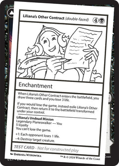 Liliana's Other Contract // Liliana's Undead Minion (MB2)