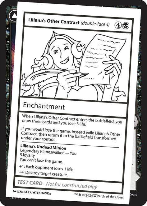Liliana's Other Contract // Liliana's Undead Minion (MB2)
