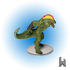Lizardfolk Render (Green-Beige) #30a
