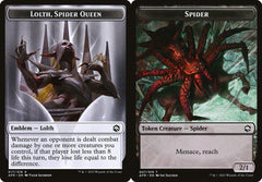 Lolth, Spider Queen Emblem (017) // Spider (007) Double-Sided Token - Foil