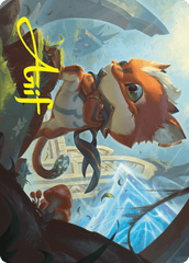 Loot, Exuberant Explorer (12/54) Art Card (AFDN) - Gold-Stamped Signature