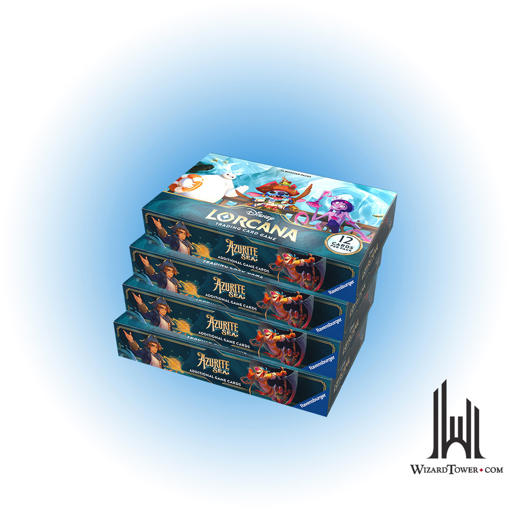 Disney Lorcana Azurite Sea Booster Box Case – Wizard's Tower