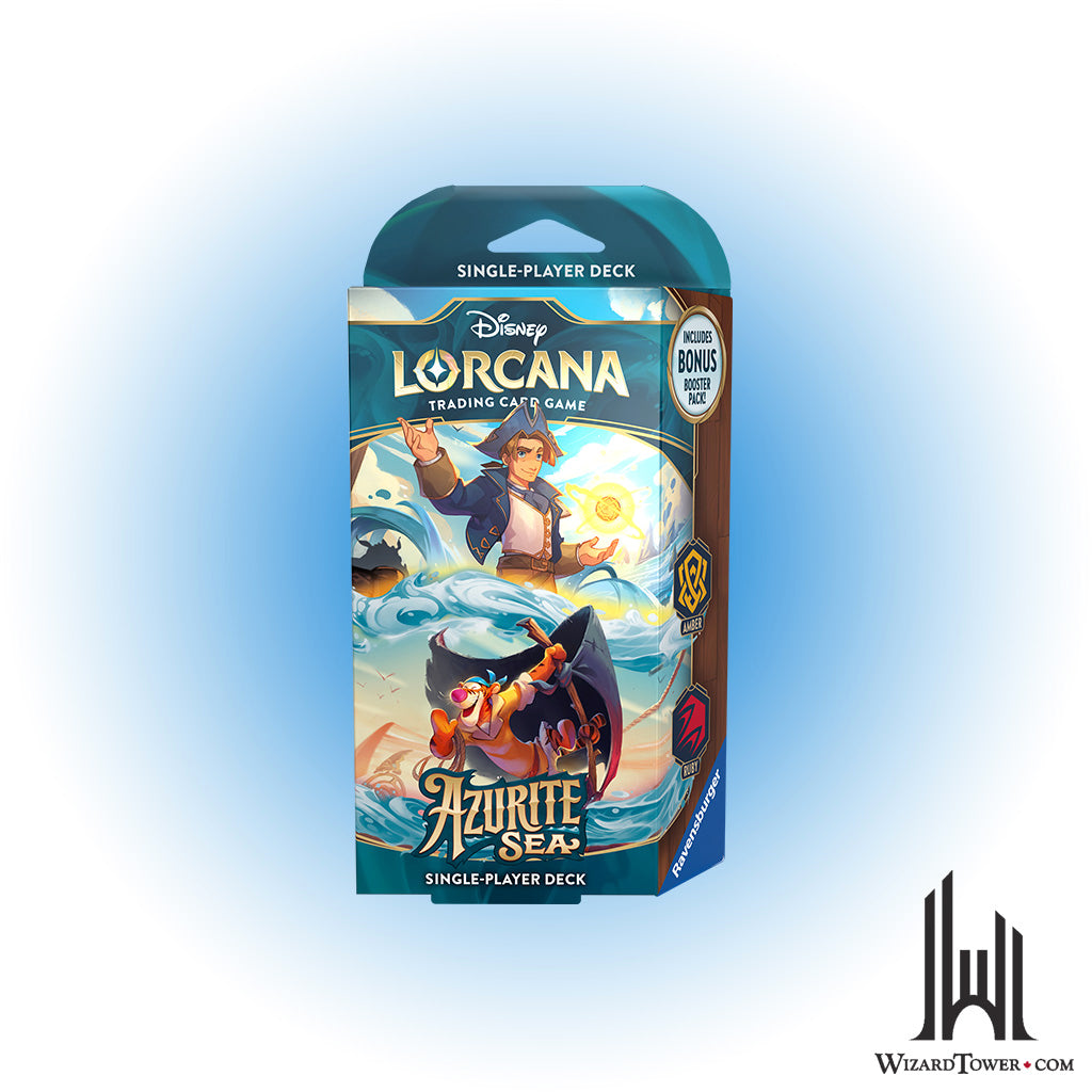 Disney Lorcana Azurite Sea Starter Deck - Amber / Ruby
