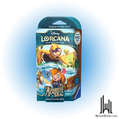 Disney Lorcana Azurite Sea Starter Deck - Emerald / Sapphire