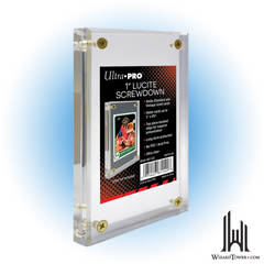 Screwdown Holder - Lucite Recessed Clear 1"