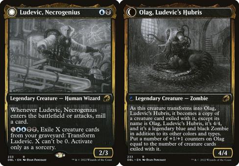 Ludevic, Necrogenius // Olag, Ludevic's Hubris - Foil