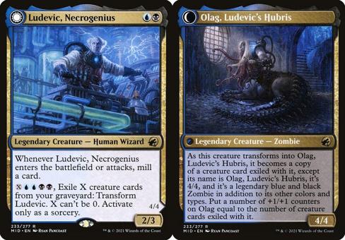 Ludevic, Necrogenius // Olag, Ludevic's Hubris - Foil