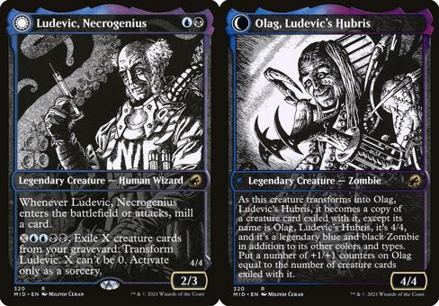 Ludevic, Necrogenius // Olag, Ludevic's Hubris (320) (Showcase)