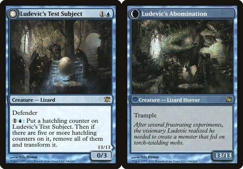 Ludevic's Test Subject // Ludevic's Abomination - Foil