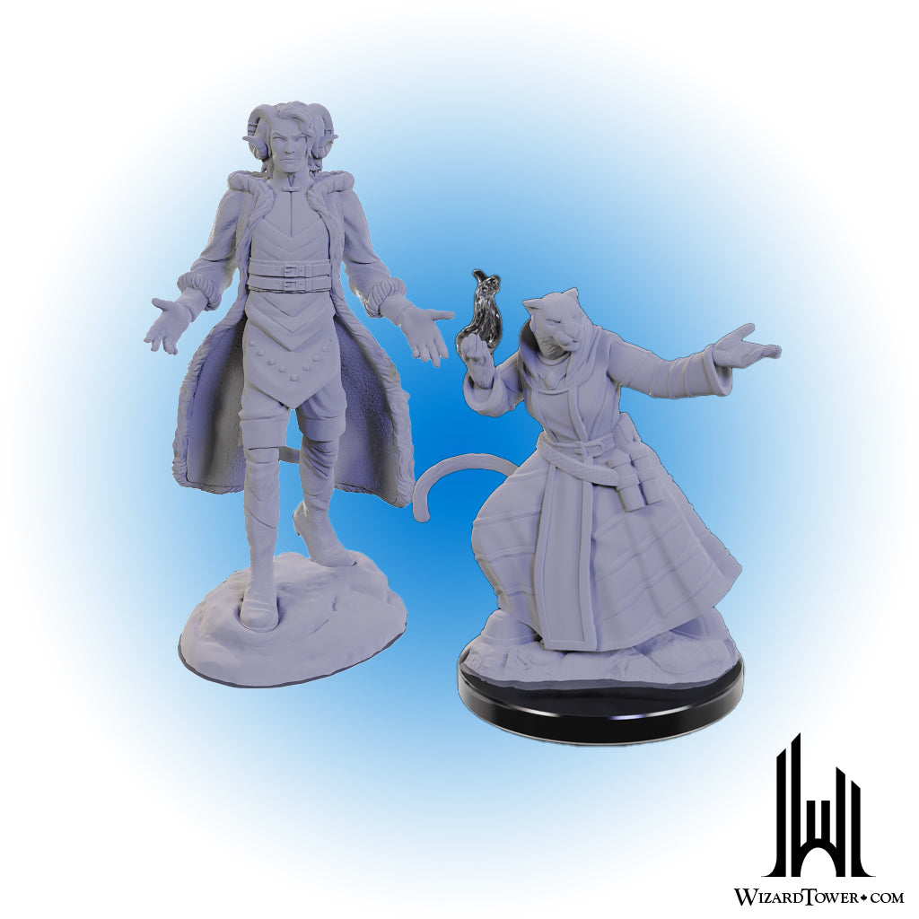 Unpainted Miniature - Critical Role - Lucien and Cree