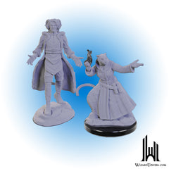 Unpainted Miniature - Critical Role - Lucien and Cree