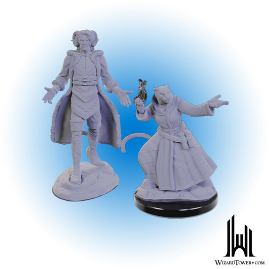 Unpainted Miniature - Critical Role - Lucien and Cree