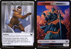 Lukka, Wayward Bonder Emblem (008) // Spirit (006) Double-Sided Token - Foil