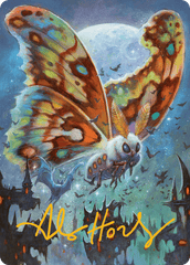 Luminous Broodmoth (48/54) Art Card (ABLB) - Gold-Stamped Signature