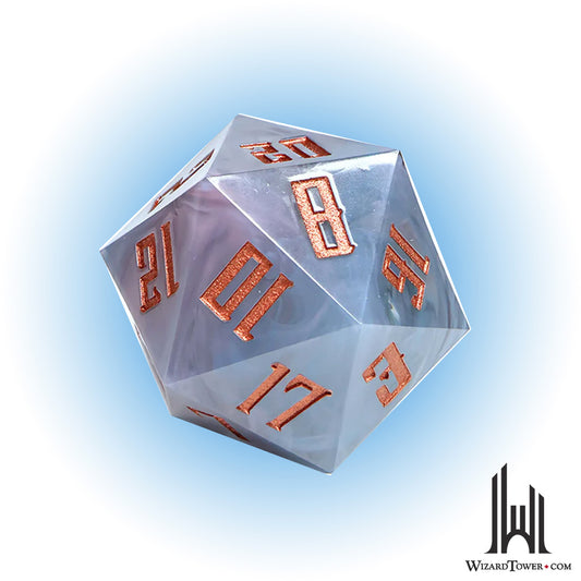 Individual Dice - Sharp-Edged Milky Way 55mm d20
