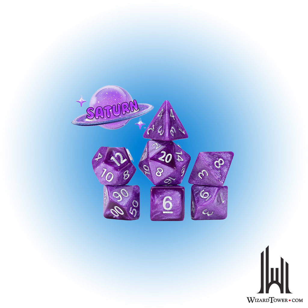Dice Set - Mercurial Saturn 7ct