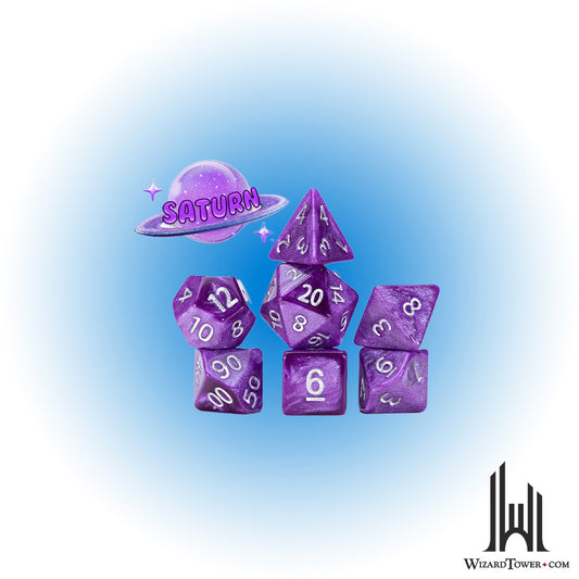 Dice Set - Mercurial Saturn 7ct