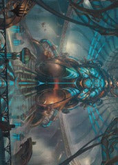 Aether Refinery (30/54) Art Card (AMH3) - Gold-Stamped Signature