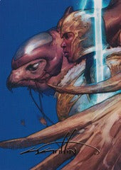 Arna Kennerud, Skycaptain (48/54) Art Card (AMH3) - Gold-Stamped Signature