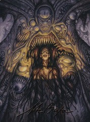 Chthonian Nightmare (37/54) Art Card (AMH3) - Gold-Stamped Signature