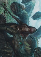 Hydra Trainer (10/54) Art Card (AMH3) - Gold-Stamped Signature
