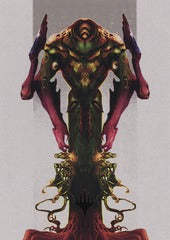 Kozilek, the Broken Reality (51/54) Art Card (AMH3) - Gold-Stamped Signature