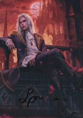 Sorin of House Markov (52/54) Art Card (AMH3) - Gold-Stamped Signature