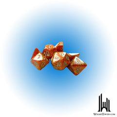 Dice Set - Gemini Gold / Silver Mini 7ct