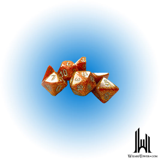 Dice Set - Gemini Gold / Silver Mini 7ct