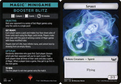 Magic Minigame: Booster Blitz // Spirit (003) Double-Sided Token