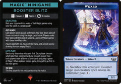 Magic Minigame: Booster Blitz // Wizard (005) Double-Sided Token