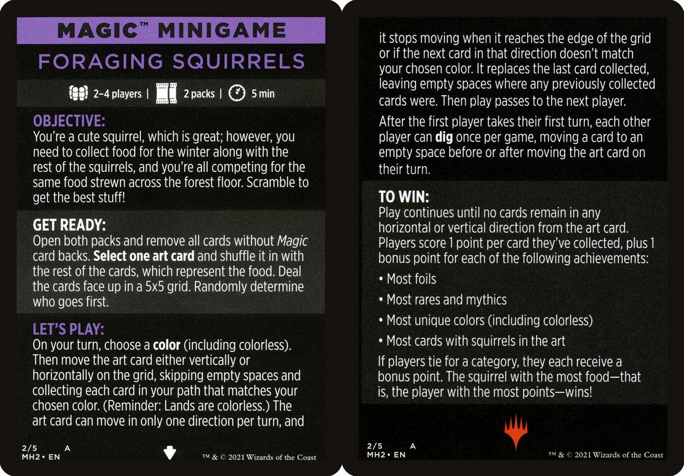 Magic Minigame: Foraging Squirrels (MMH2)