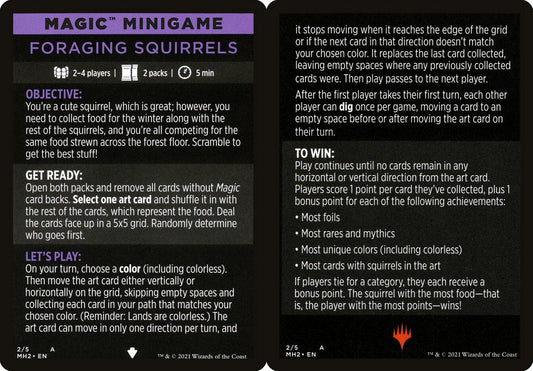 Magic Minigame: Foraging Squirrels (MMH2)