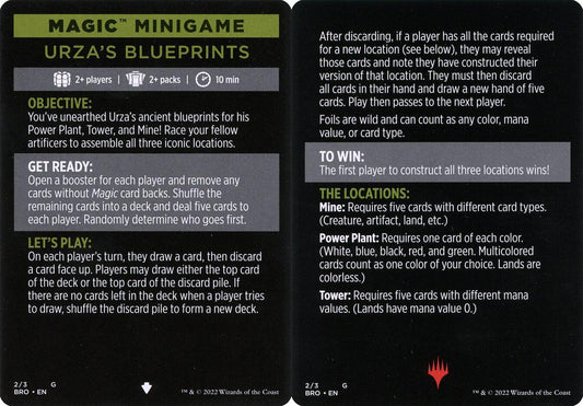 Magic Minigame: Urza's Blueprints (MMH2)