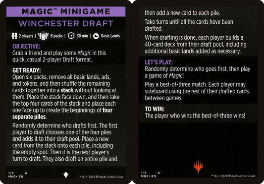 Magic Minigame: Winchester Draft (MMH2)