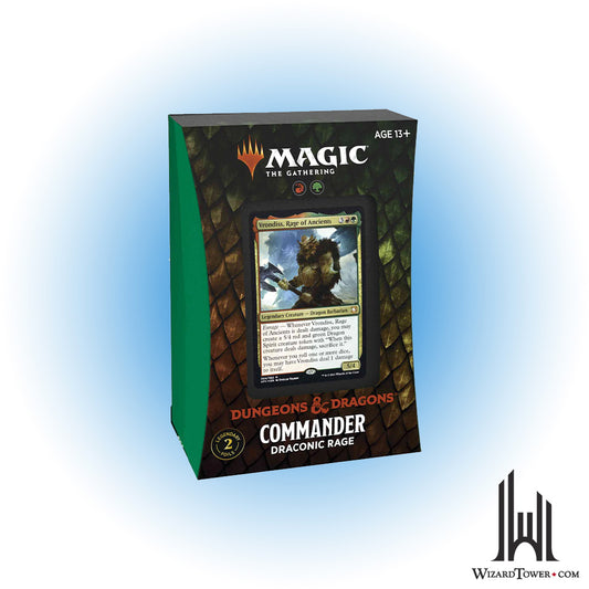 Magic the Gathering Adventures of the Forgotten Realms Commander Deck - Draconic Rage (RG)