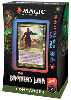 Magic the Gathering Brothers' War Commander Deck - Mishra's Burnished Banner (UBR)