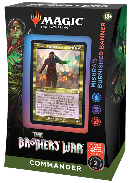 Magic the Gathering Brothers' War Commander Deck - Mishra's Burnished Banner (UBR)