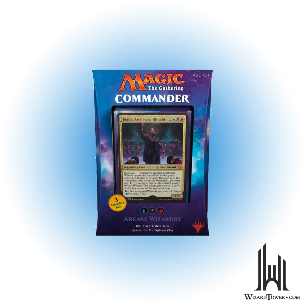 Magic the Gathering Commander 2017 Commander Deck - Arcane Wizardry (URB)