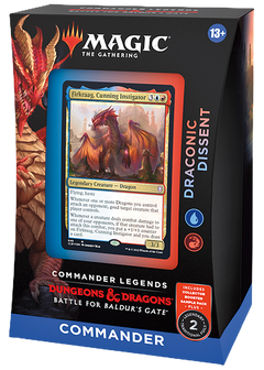 Magic the Gathering Commander Legends: Battle for Baldur's Gate Commander Deck - Draconic Dissent (UR)