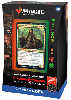 Magic the Gathering Commander Legends: Battle for Baldur's Gate Commander Deck - Exit from Exile (RG)