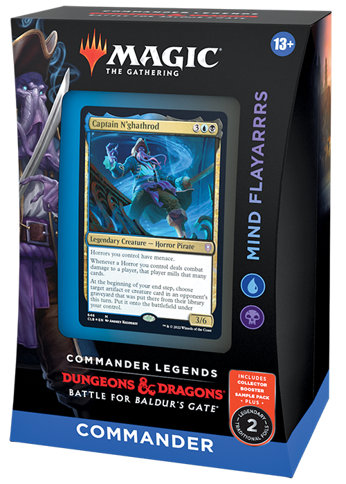 Magic the Gathering Commander Legends: Battle for Baldur's Gate Commander Deck - Mind Flayarrrs (UB)